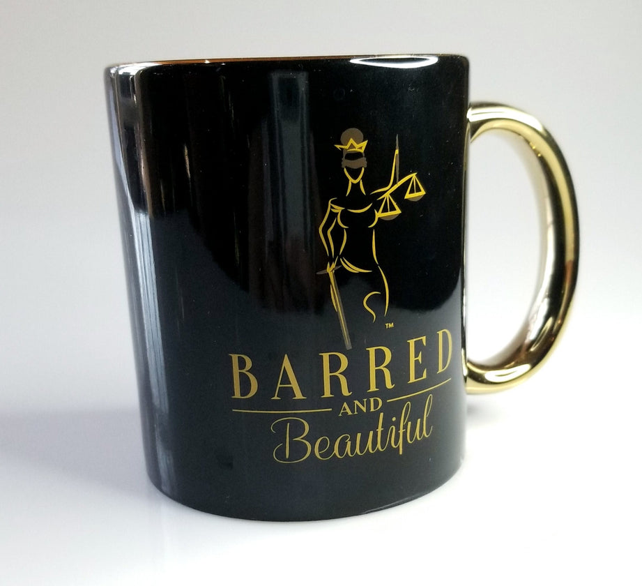 Lady Justice Mug Black