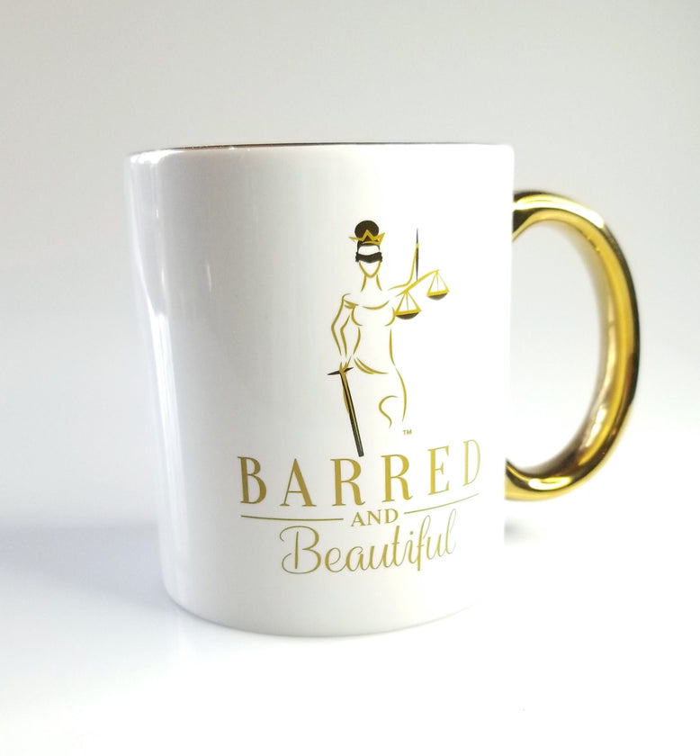 Lady Justice Mug White